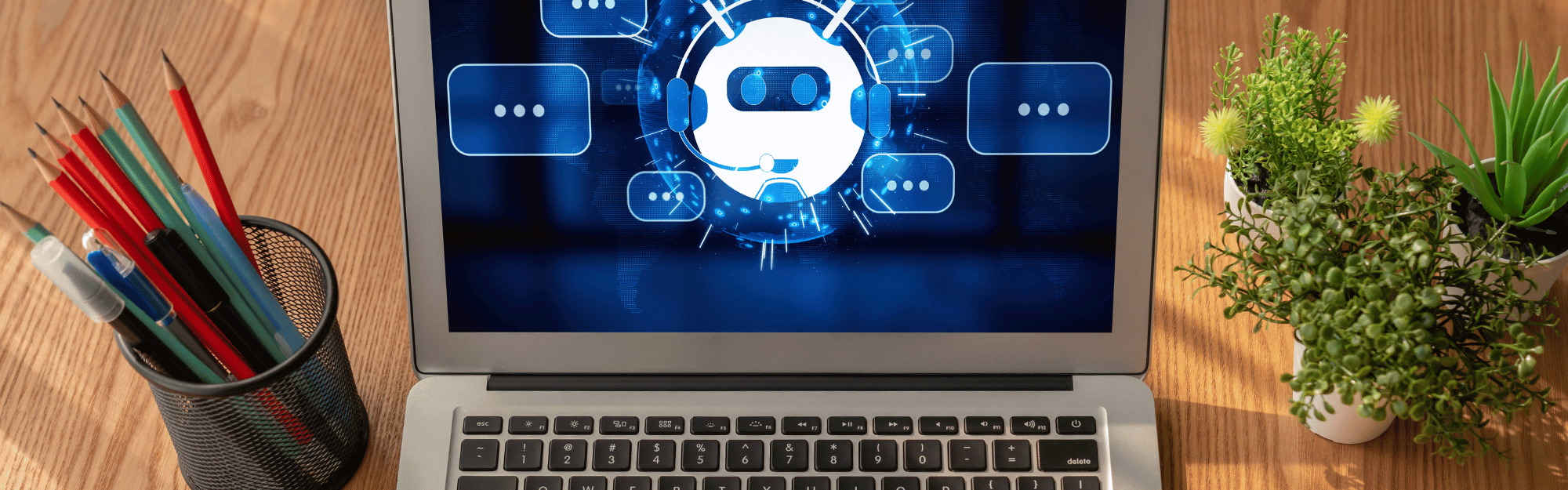 ai bot on computer